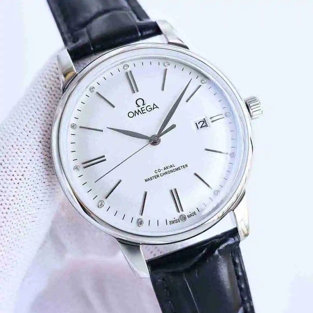 General Watches Omega Watch Men's Watch Paired with Original Fully Automatic Mechanical Movement Top Grade 316 Precision Steel Case with Mineral Super Strong Mirror Diameter 42mm kk09800 view 6