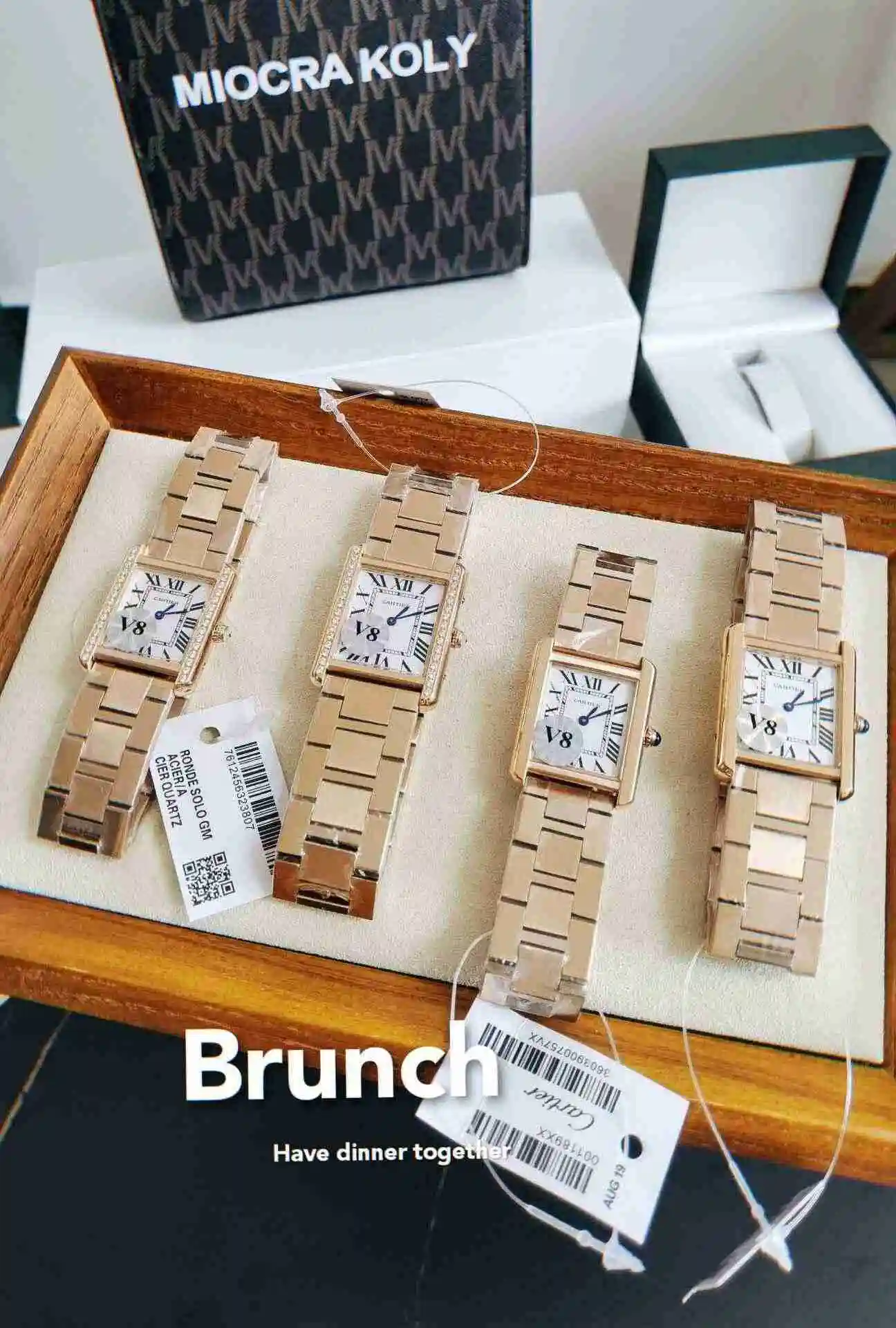 General Watches Cartier Watch Couple Watch Paired with Original Fully Automatic Mechanical Movement Top grade 316 Precision Steel Case Case with Mineral Super Strong Mirror Diameter 27MMX34MM KK03250 1 view 2