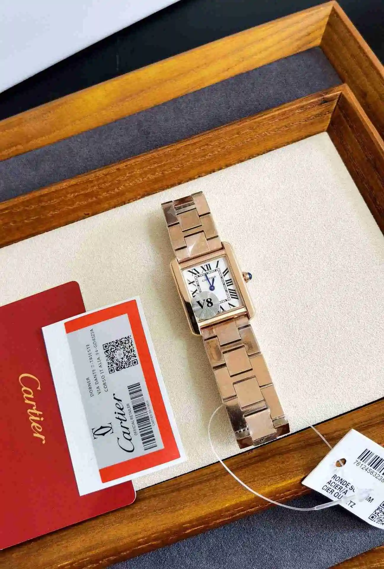 General Watches Cartier Watch Couple Watch Paired with Original Fully Automatic Mechanical Movement Top grade 316 Precision Steel Case Case with Mineral Super Strong Mirror Diameter 27MMX34MM KK03250 1 view 4