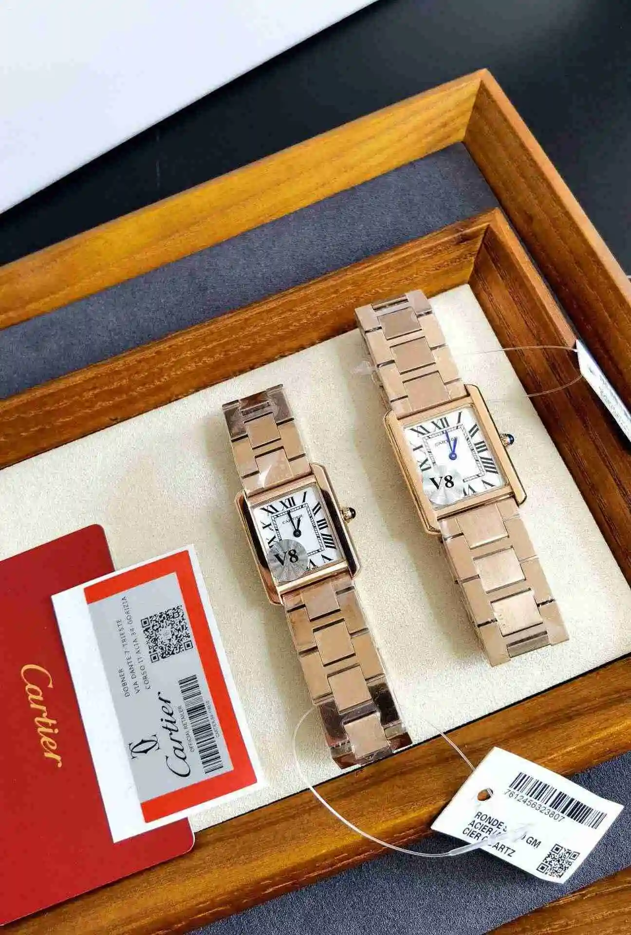 General Watches Cartier Watch Couple Watch Paired with Original Fully Automatic Mechanical Movement Top grade 316 Precision Steel Case Case with Mineral Super Strong Mirror Diameter 27MMX34MM KK03250 1 view 5