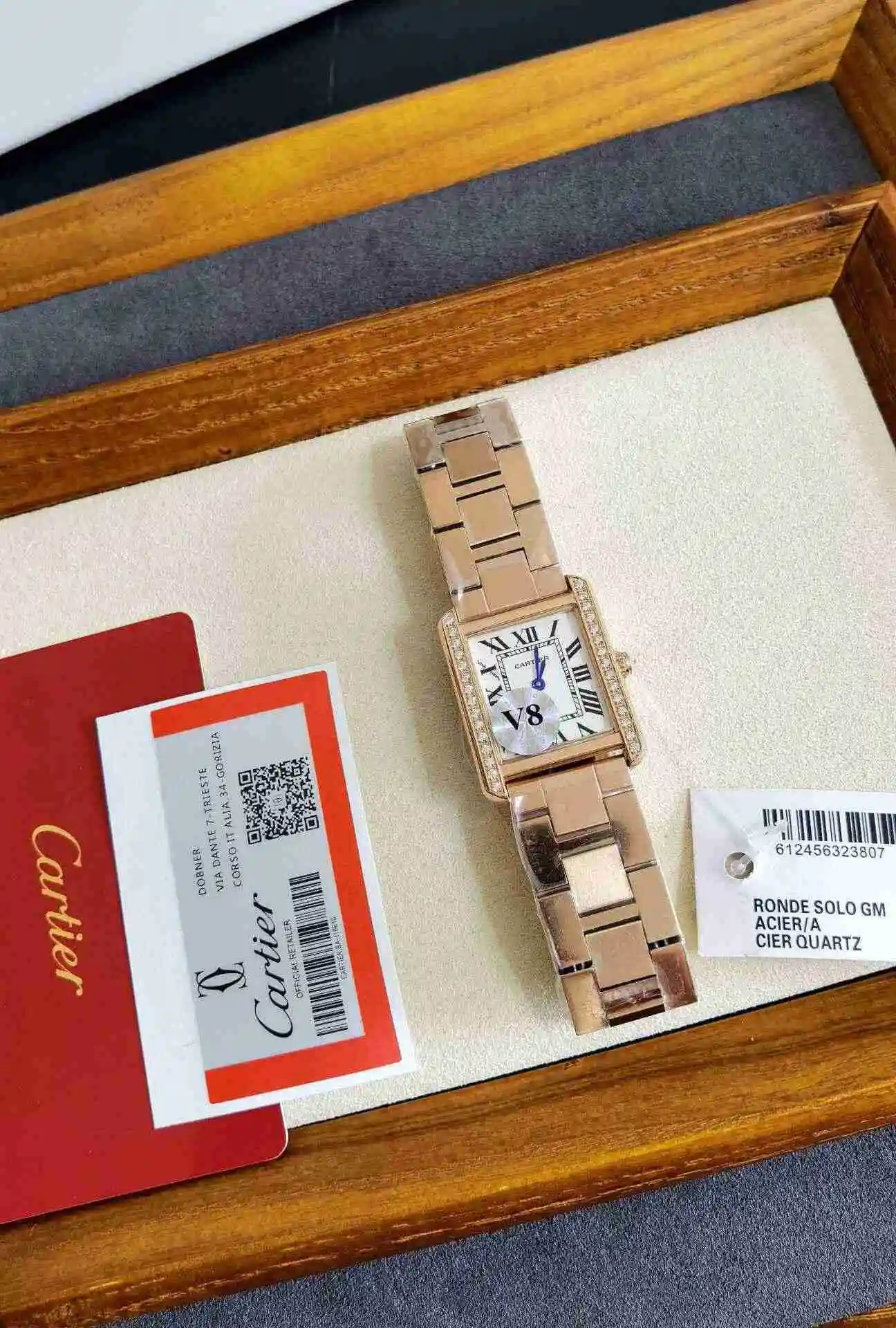 General Watches Cartier Watch Couple Watch Paired with Original Fully Automatic Mechanical Movement Top grade 316 Precision Steel Case Case with Mineral Super Strong Mirror Diameter 27MMX34MM KK03250 1 view 7