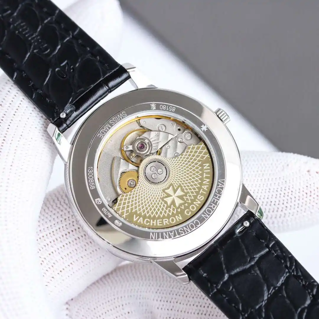 General Watches Vacheron Constantin @Denton watch men's watch with original fully automatic mechanical movement top 316 stainless steel case strap mineral super mirror diameter 40mm KK09850 view 3