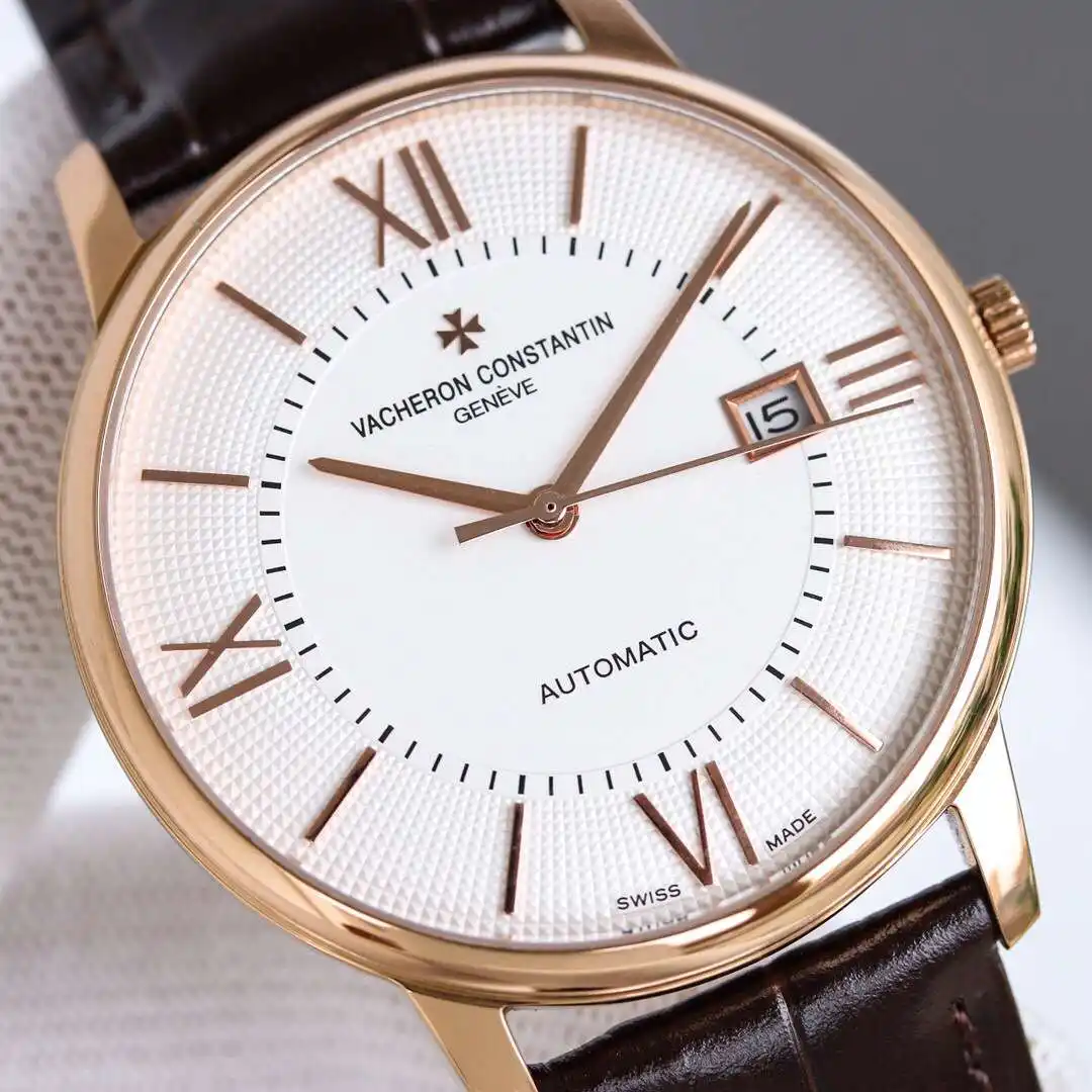 General Watches Vacheron Constantin @Denton watch men's watch with original fully automatic mechanical movement top 316 stainless steel case strap mineral super mirror diameter 40mm KK09850 view 5
