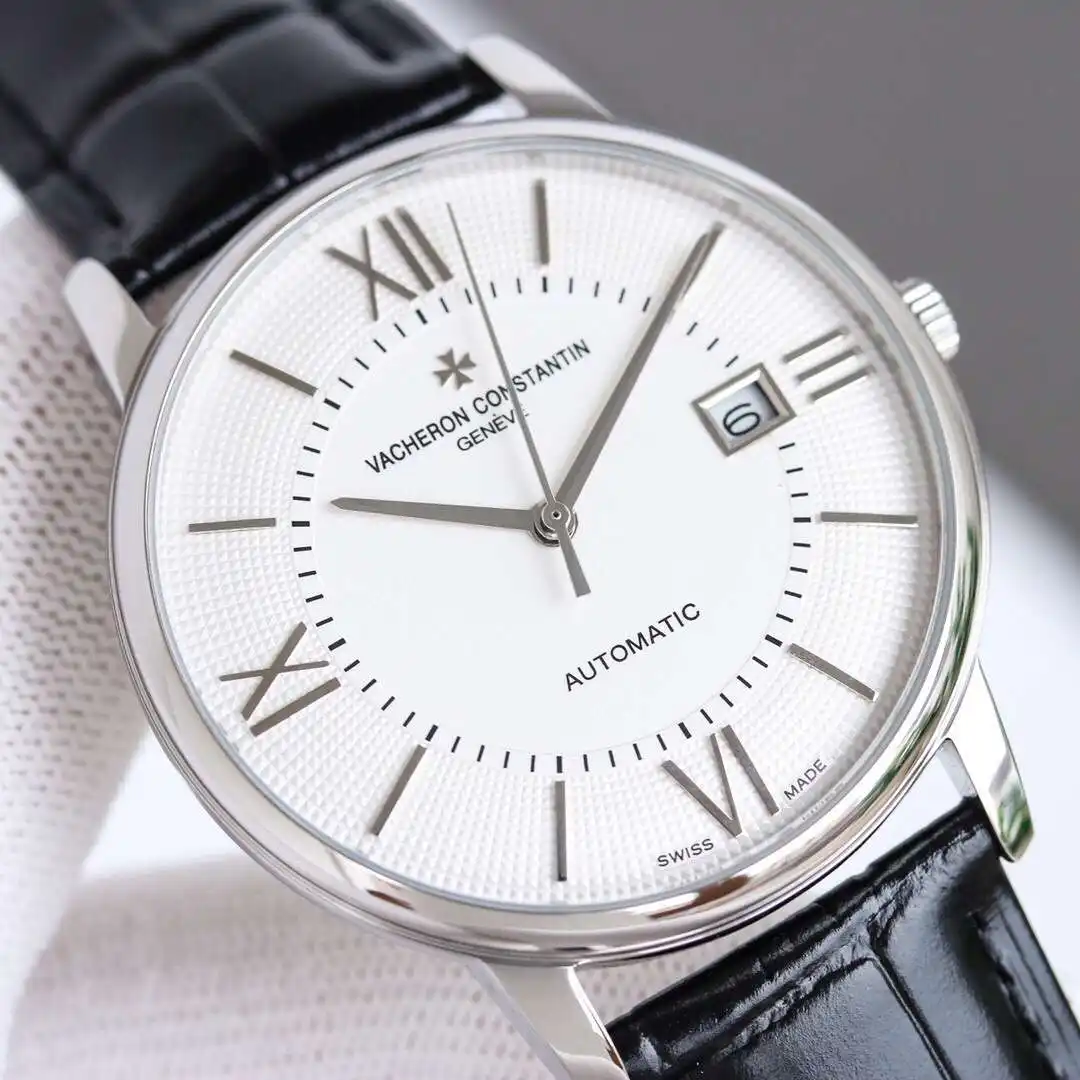 General Watches Vacheron Constantin @Denton watch men's watch with original fully automatic mechanical movement top 316 stainless steel case strap mineral super mirror diameter 40mm KK09850 view 8