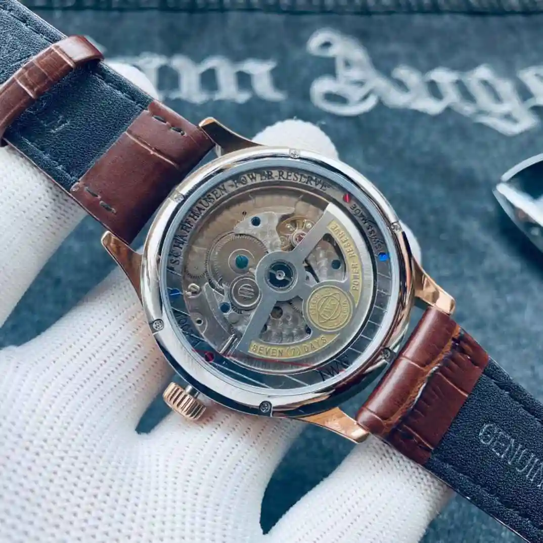 General Watches IWC Wanguo Watch Men's Watch Paired with Original Fully Automatic Mechanical Movement Top Grade 316 Precision Steel Case with Mineral Super Strong Mirror Diameter 42mm KK03 view 2