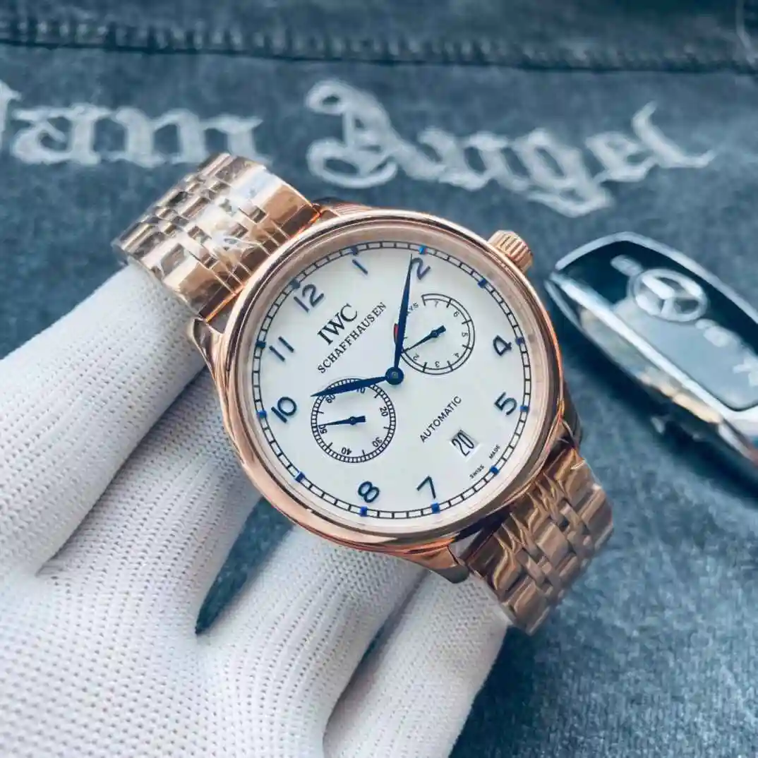 General Watches IWC Wanguo Watch Men's Watch Paired with Original Fully Automatic Mechanical Movement Top Grade 316 Precision Steel Case with Mineral Super Strong Mirror Diameter 42mm KK03 view 3