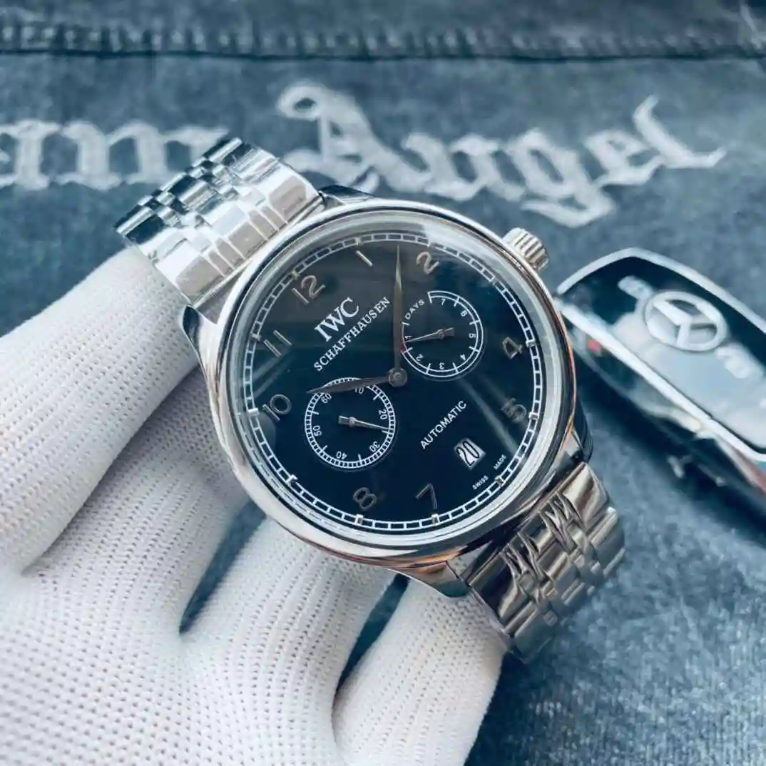 General Watches IWC Wanguo Watch Men's Watch Paired with Original Fully Automatic Mechanical Movement Top Grade 316 Precision Steel Case with Mineral Super Strong Mirror Diameter 42mm KK03 view 4