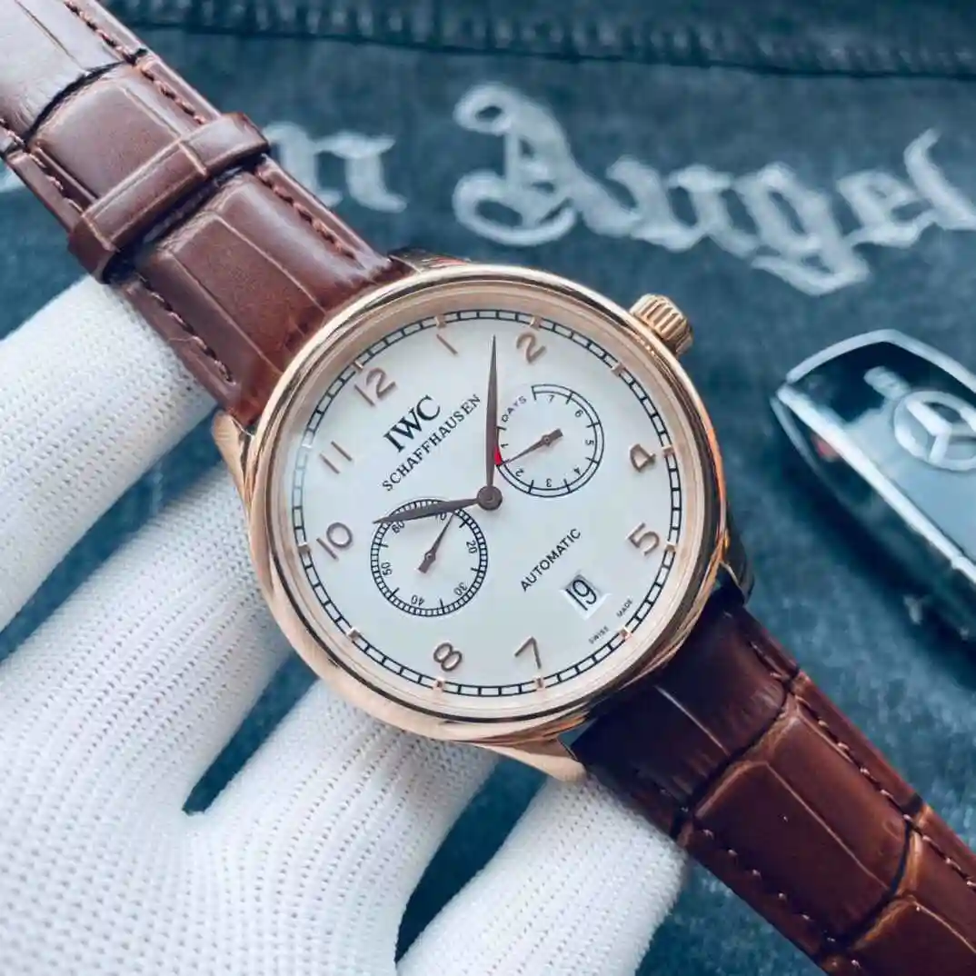 General Watches IWC Wanguo Watch Men's Watch Paired with Original Fully Automatic Mechanical Movement Top Grade 316 Precision Steel Case with Mineral Super Strong Mirror Diameter 42mm KK03 view 5