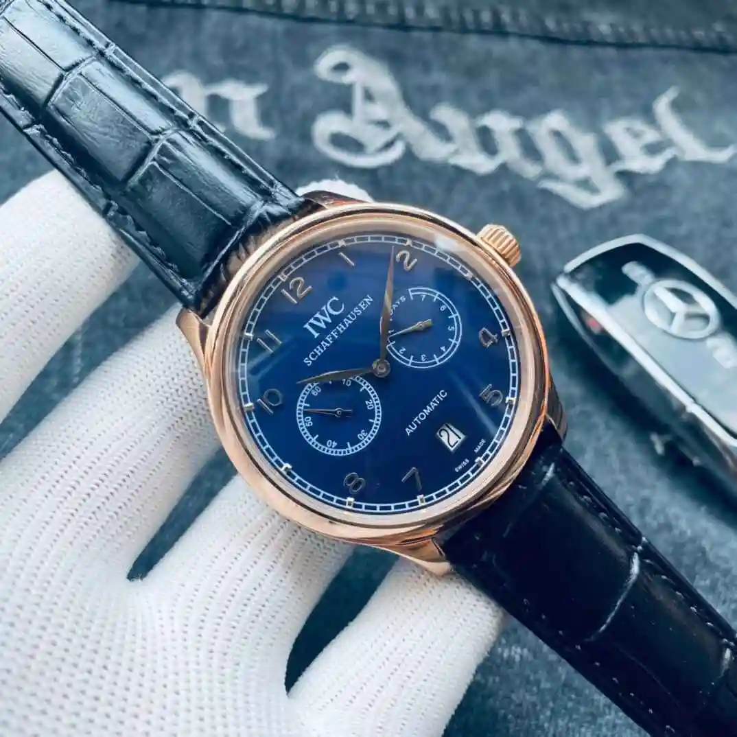 General Watches IWC Wanguo Watch Men's Watch Paired with Original Fully Automatic Mechanical Movement Top Grade 316 Precision Steel Case with Mineral Super Strong Mirror Diameter 42mm KK03 view 8