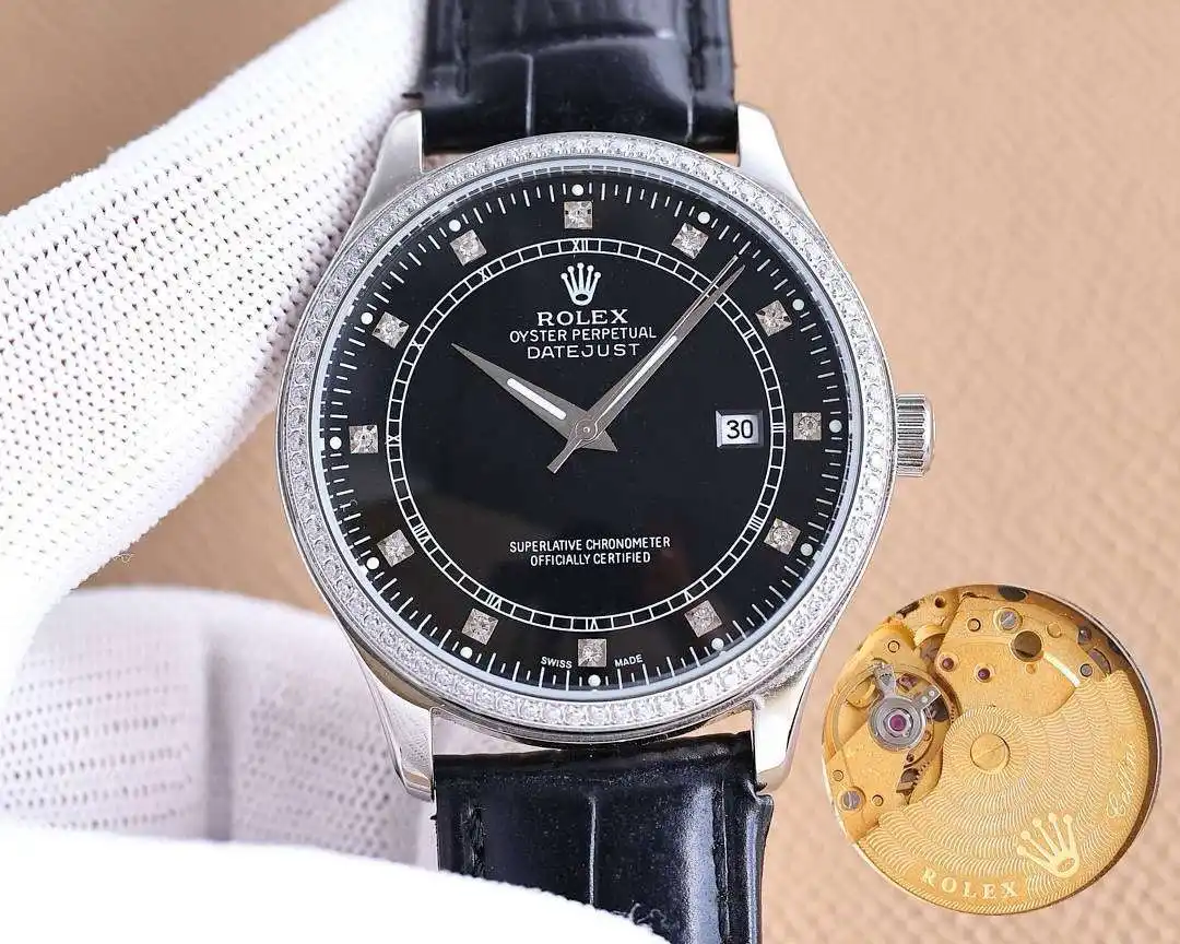 General Watches Watch, men's watch with original fully automatic mechanical movement, top-grade 316 stainless steel case and strap, mineral super mirror, diameter 40cm KK06250 view 8