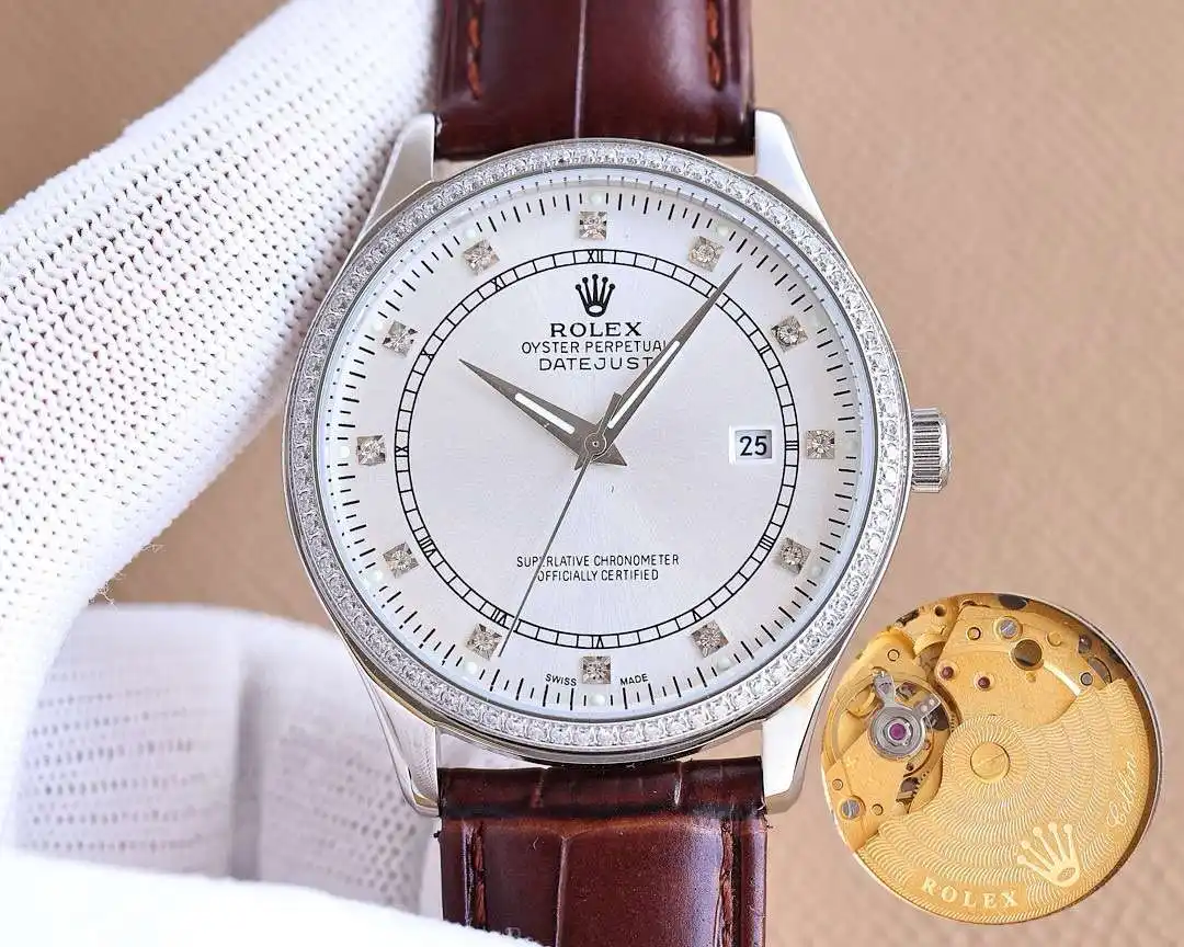 General Watches Watch, men's watch with original fully automatic mechanical movement, top-grade 316 stainless steel case and strap, mineral super mirror, diameter 40cm KK06250 view 9