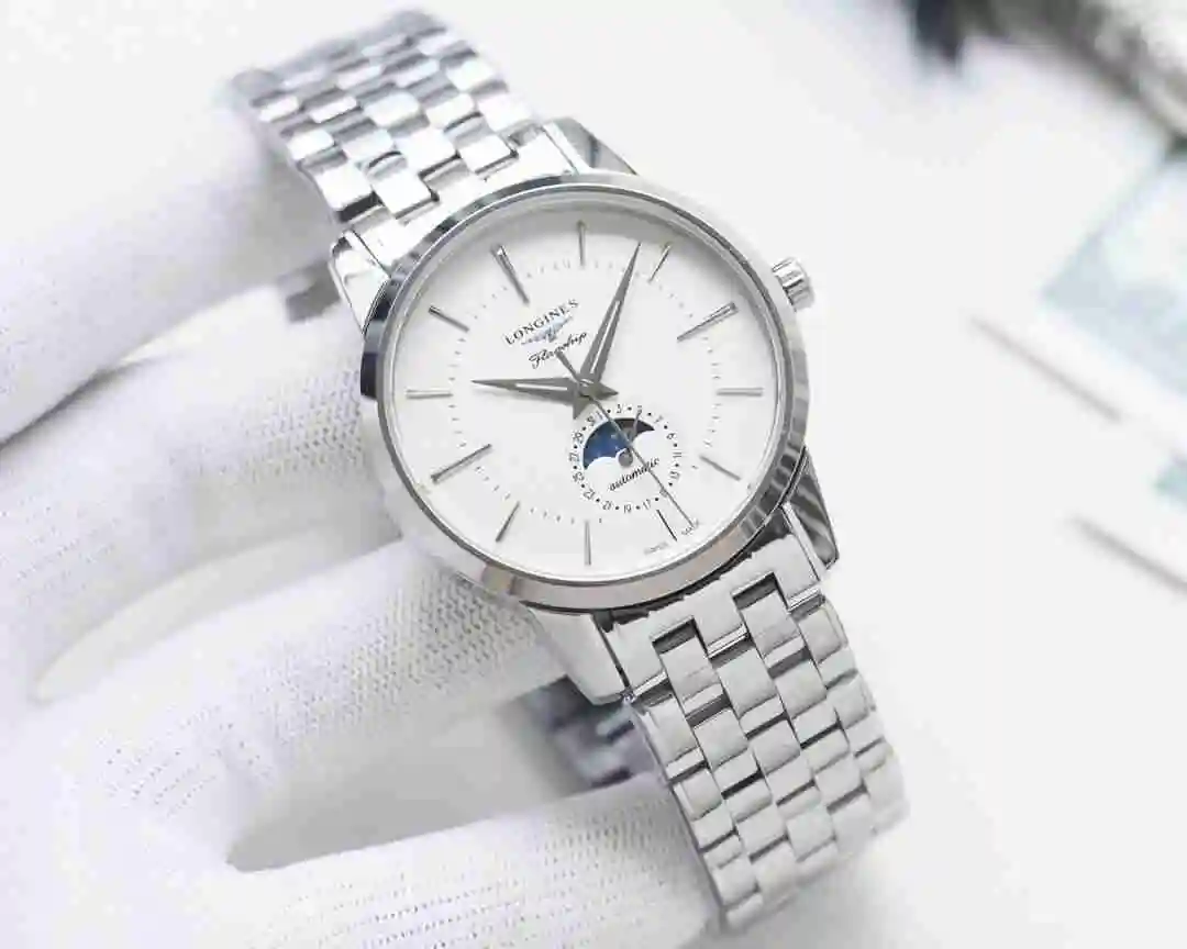 General Watches Longines Watch Men's Watch Paired with Original Fully Automatic Mechanical Movement Top Grade 316 Precision Steel Case with Mineral Super Strong Mirror Diameter 41mm KK03550 view 8