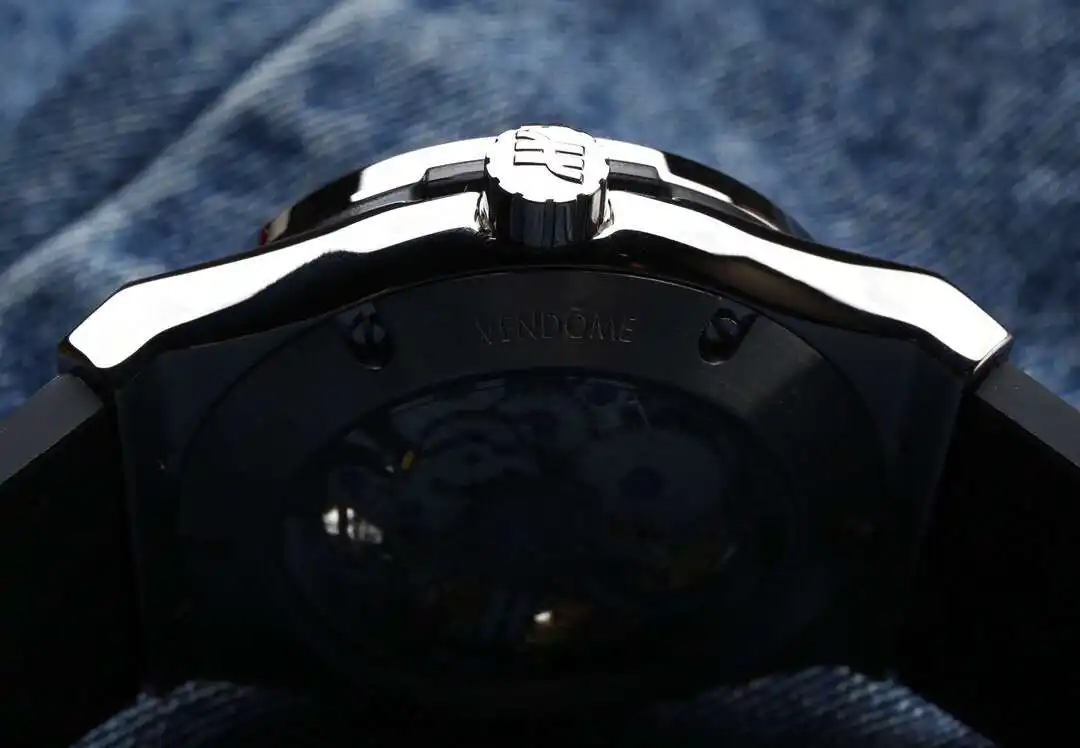 General Watches Hublot Heng@bao watch men's watch with original fully automatic mechanical movement top 316 stainless steel case strap mineral super mirror diameter 44mm KK06450 view 4