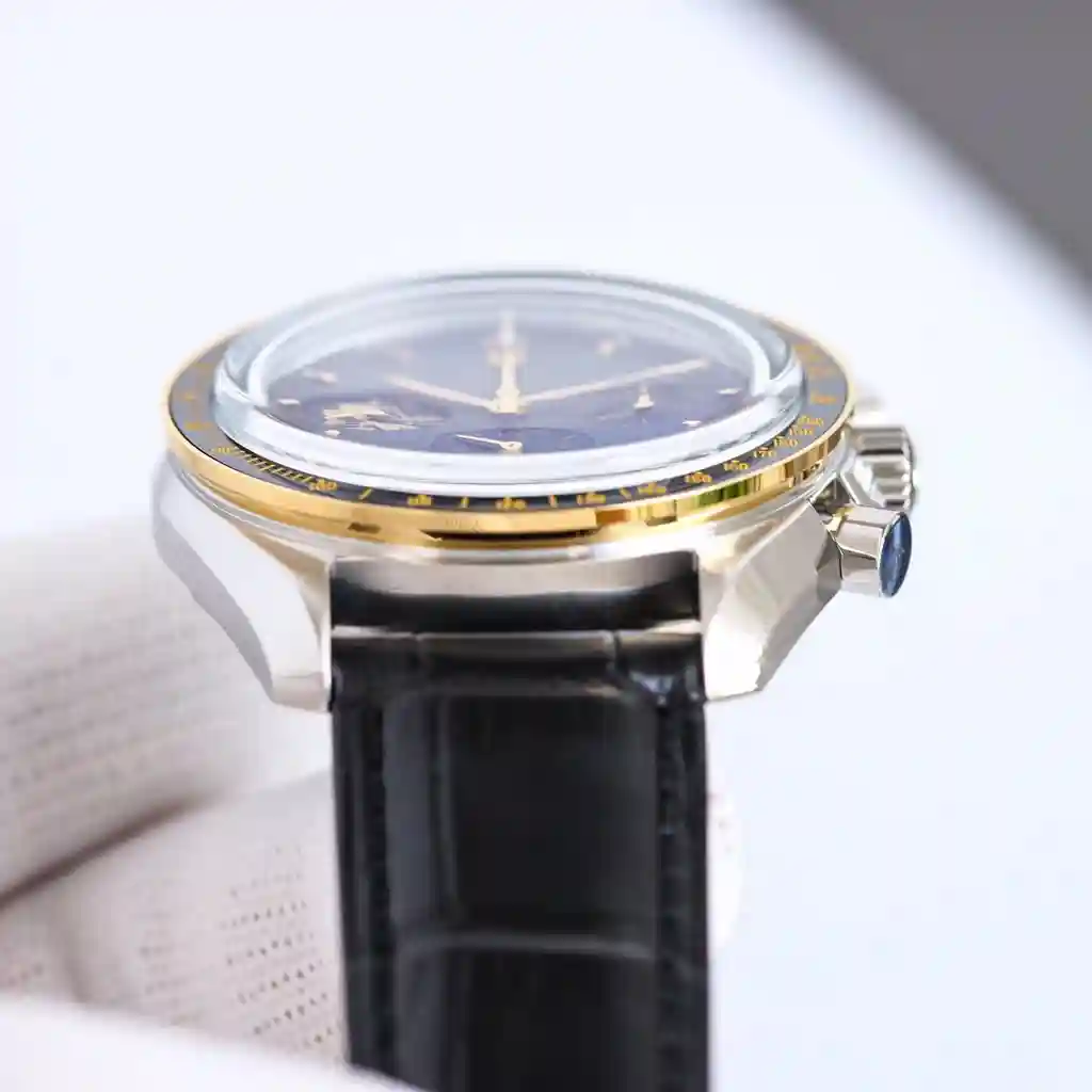 General Watches Omega Ou@mega watch men's watch with original fully automatic mechanical movement top 316 stainless steel case strap mineral super mirror diameter 42mm KK view 6