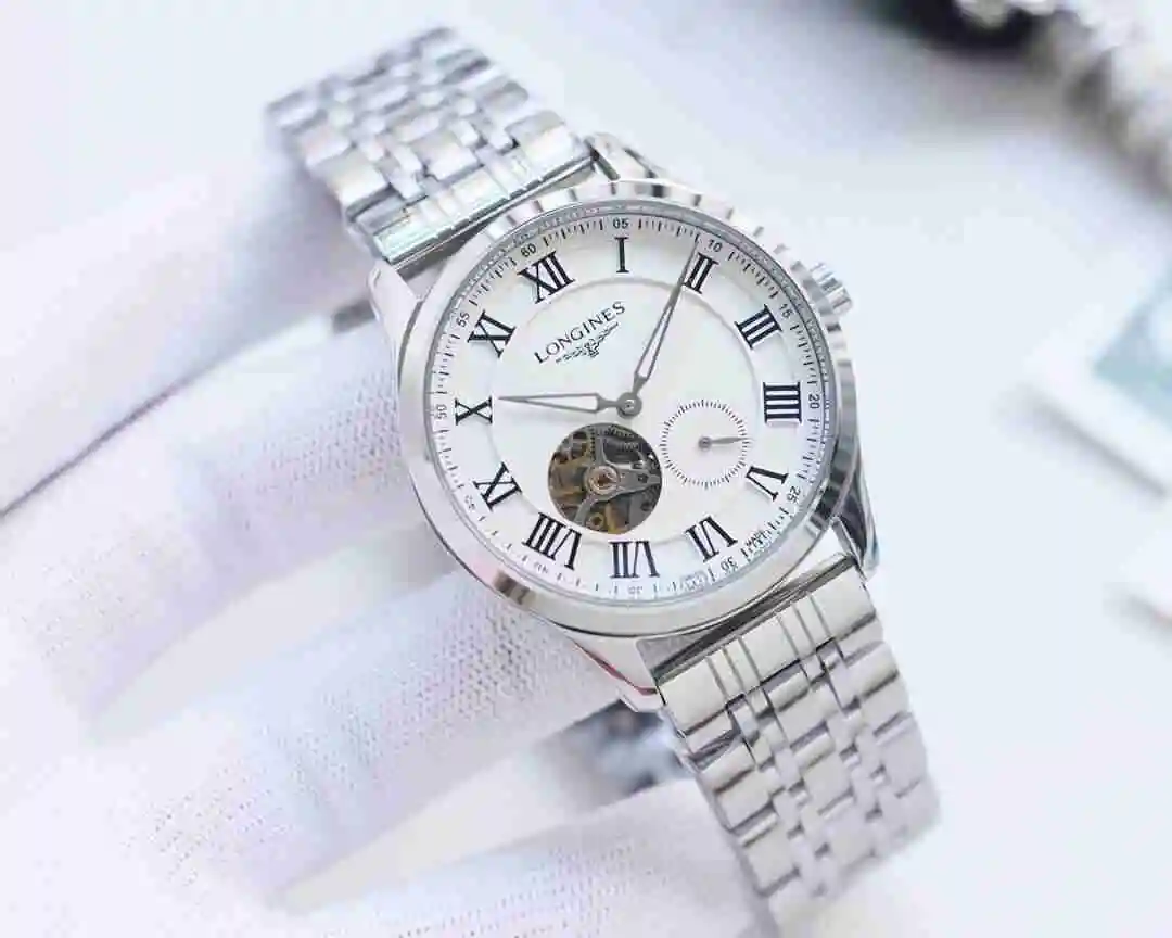 General Watches Longines watch for men with original fully automatic mechanical movement, top grade 316 precision steel case with mineral super strong mirror diameter 42mm KK04250 view 7