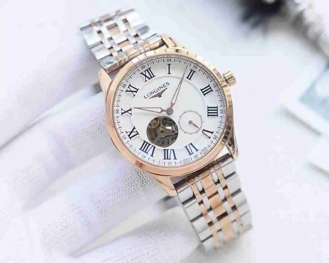 General Watches Longines watch for men with original fully automatic mechanical movement, top grade 316 precision steel case with mineral super strong mirror diameter 42mm KK04250 view 8