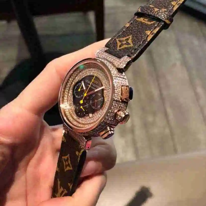 General Watches LV watch for men with original fully automatic mechanical movement, top grade 316 precision steel case with mineral super strong mirror diameter 41mm KK06250 1 view 6