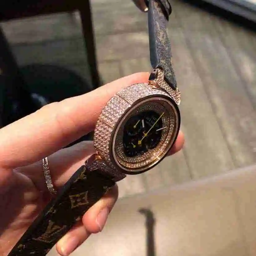 General Watches LV watch for men with original fully automatic mechanical movement, top grade 316 precision steel case with mineral super strong mirror diameter 41mm KK06250 1 view 7