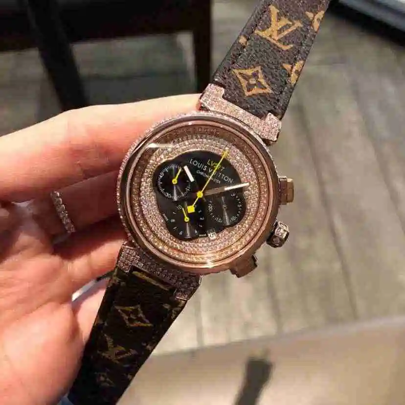General Watches LV watch for men with original fully automatic mechanical movement, top grade 316 precision steel case with mineral super strong mirror diameter 41mm KK06250 1 view 9