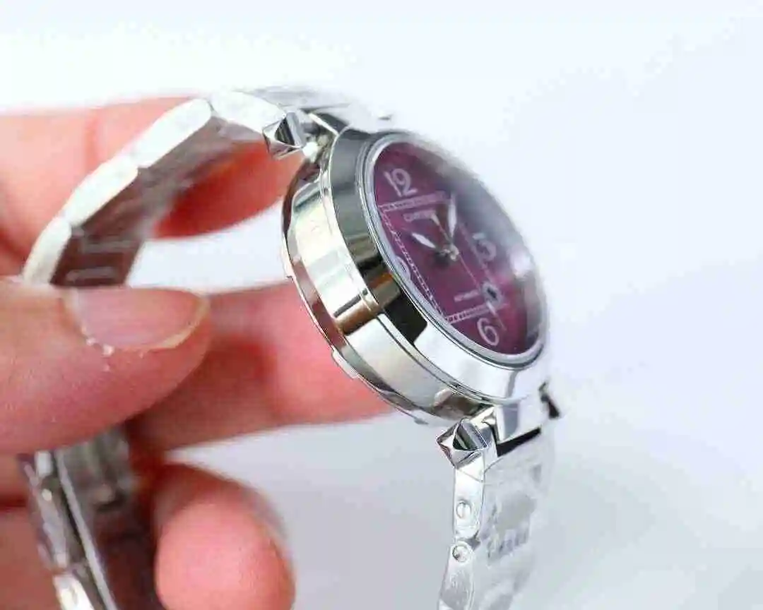 General Watches Cartier Watch Women's Watch Paired with Original Fully Automatic Mechanical Movement Top Grade 316 Precision Steel Case with Mineral Super Strong Mirror Diameter 32mm kk09800 view 4