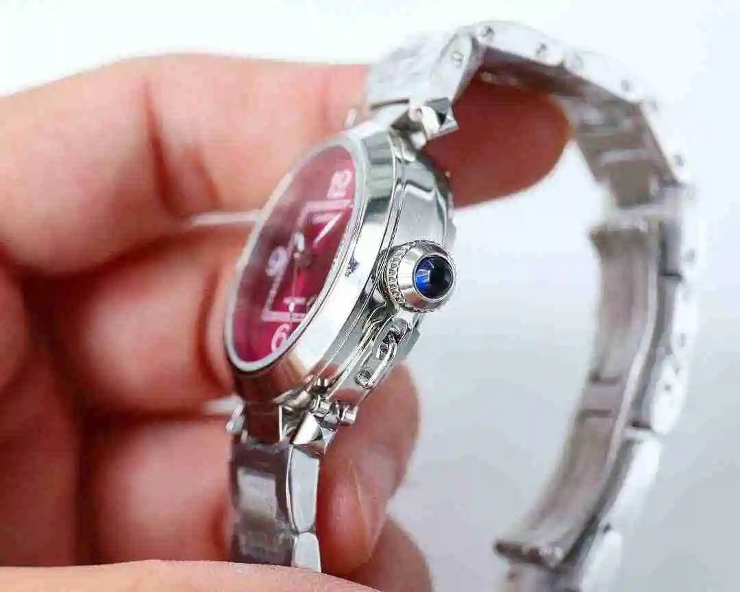 General Watches Cartier Watch Women's Watch Paired with Original Fully Automatic Mechanical Movement Top Grade 316 Precision Steel Case with Mineral Super Strong Mirror Diameter 32mm kk09800 view 5