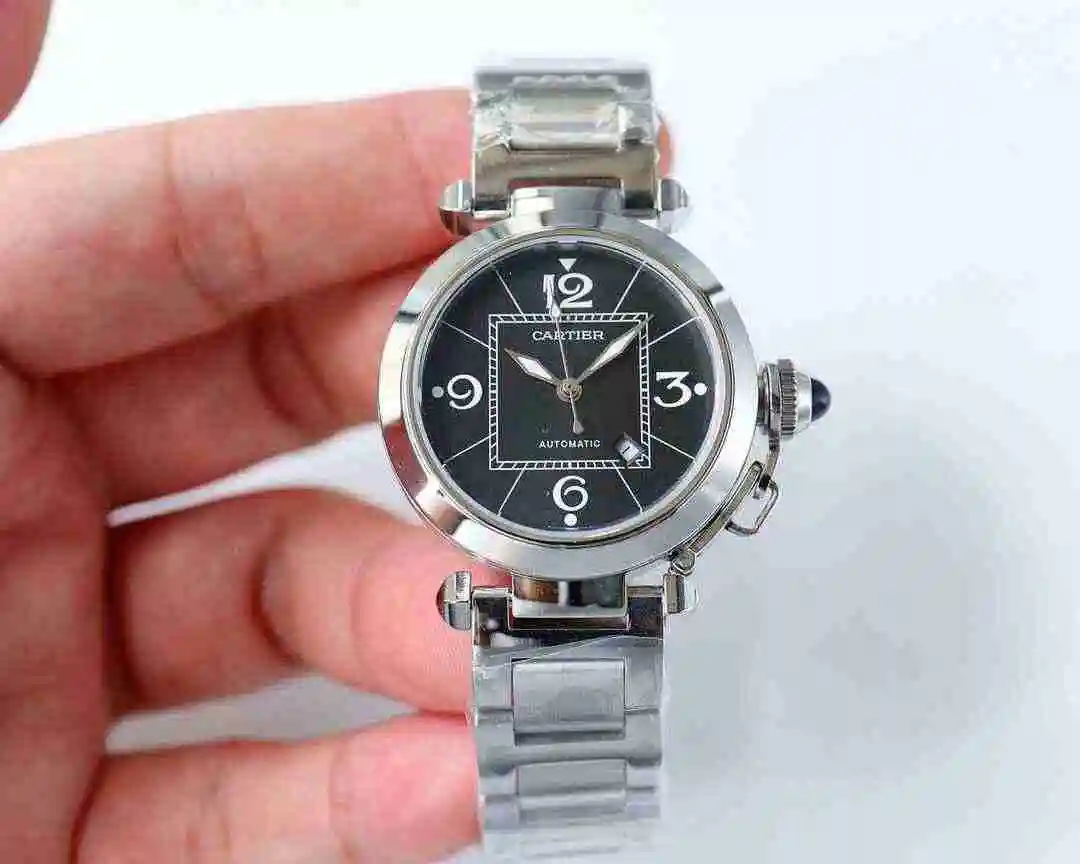 General Watches Cartier Watch Women's Watch Paired with Original Fully Automatic Mechanical Movement Top Grade 316 Precision Steel Case with Mineral Super Strong Mirror Diameter 32mm kk09800 view 7