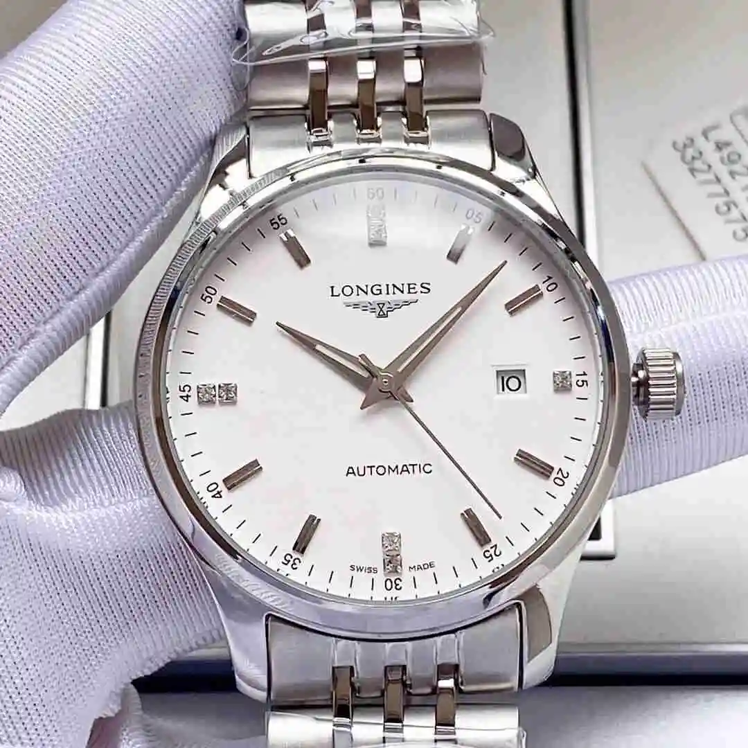 General Watches Longines Watch Men's Watch Paired with Original Fully Automatic Mechanical Movement Top Grade 316 Precision Steel Case with Mineral Super Strong Mirror Diameter 40mm KK04550 1 view 4