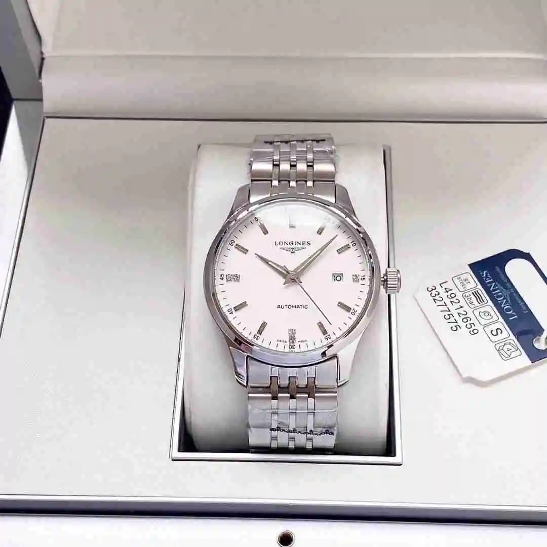 General Watches Longines Watch Men's Watch Paired with Original Fully Automatic Mechanical Movement Top Grade 316 Precision Steel Case with Mineral Super Strong Mirror Diameter 40mm KK04550 1 view 6