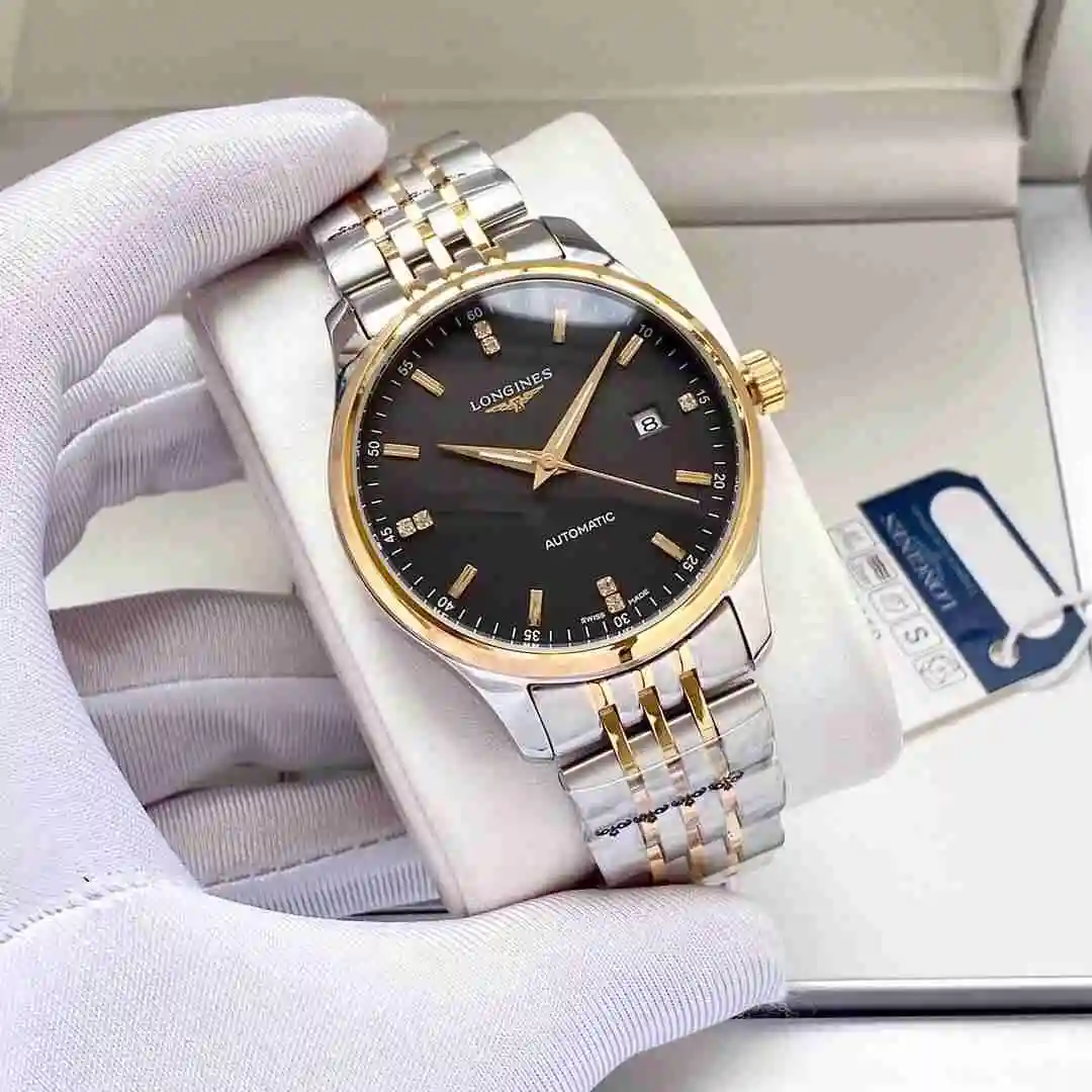 General Watches Longines Watch Men's Watch Paired with Original Fully Automatic Mechanical Movement Top Grade 316 Precision Steel Case with Mineral Super Strong Mirror Diameter 40mm KK04550 1 view 7