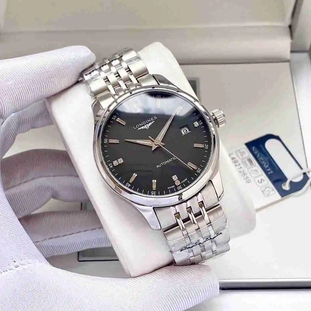 General Watches Longines Watch Men's Watch Paired with Original Fully Automatic Mechanical Movement Top Grade 316 Precision Steel Case with Mineral Super Strong Mirror Diameter 40mm KK04550 1 view 8
