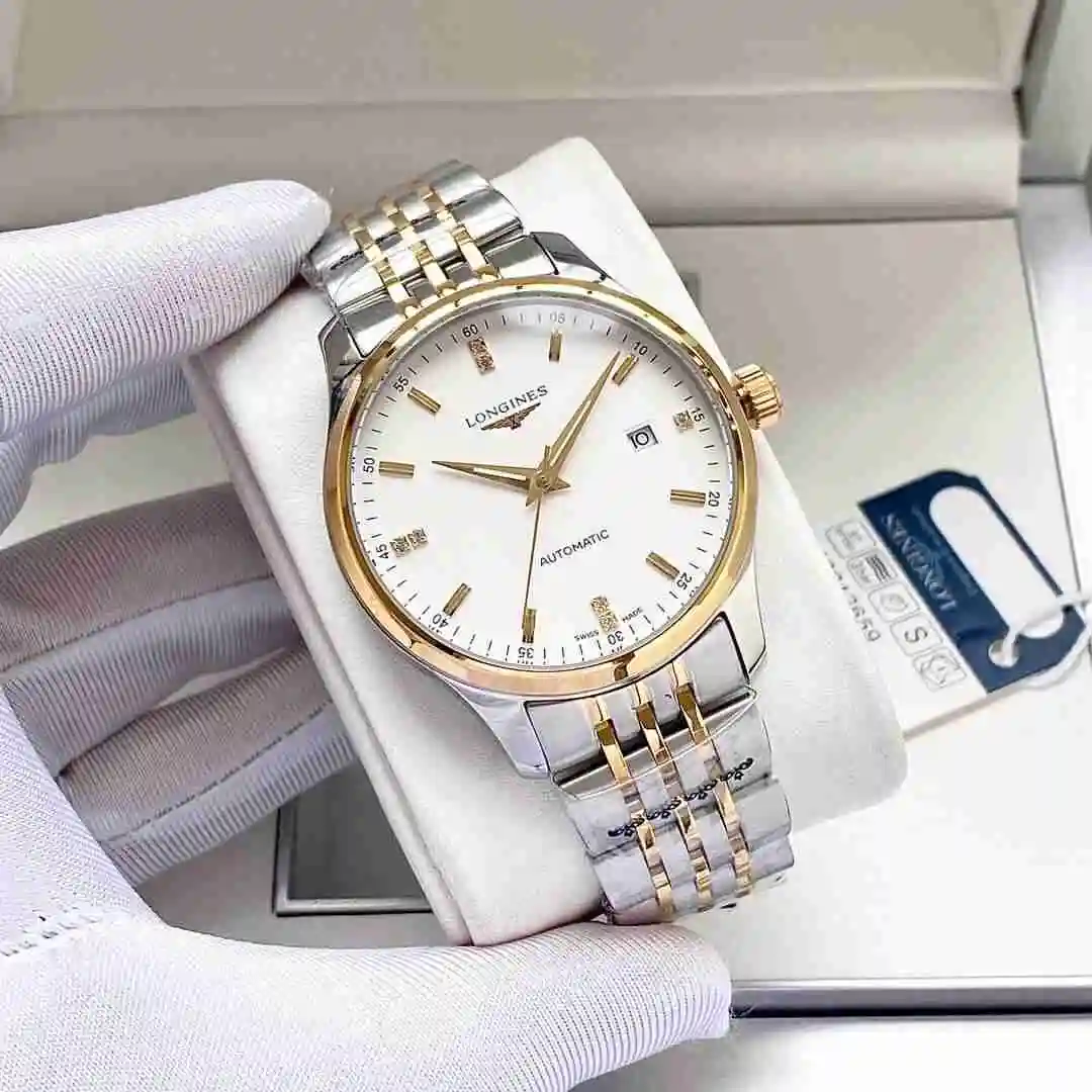 General Watches Longines Watch Men's Watch Paired with Original Fully Automatic Mechanical Movement Top Grade 316 Precision Steel Case with Mineral Super Strong Mirror Diameter 40mm KK04550 1 view 9