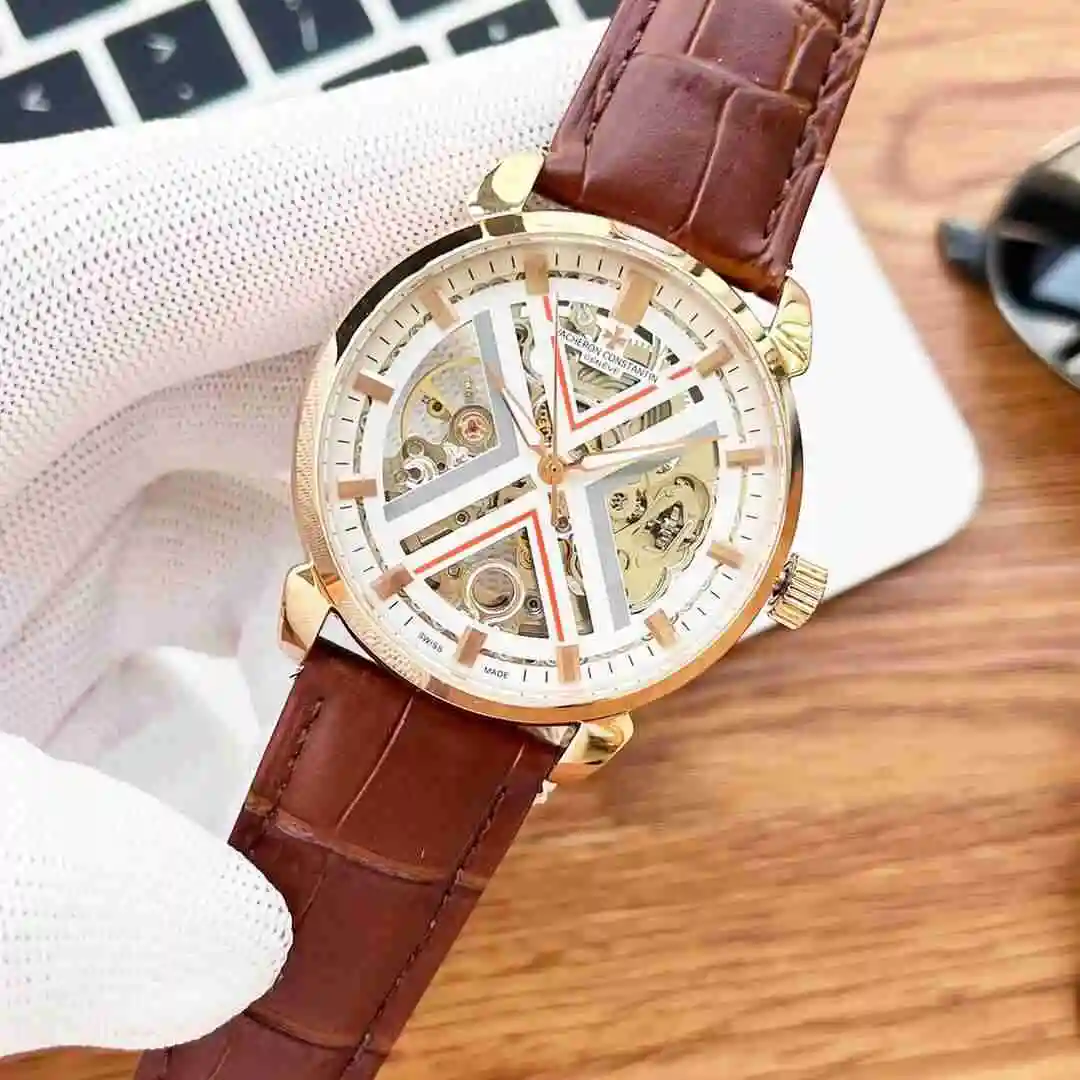 General Watches Vacheron Constantin Jiangshi Danton Watch Men's Watch Paired with Original Fully Automatic Mechanical Movement, Top Grade 316 Precision Steel Case with Mineral Super Strong Mirror Diameter 40mm KK04950 1 view 6