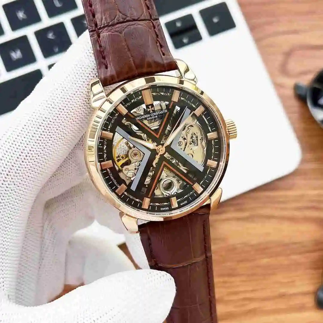 General Watches Vacheron Constantin Jiangshi Danton Watch Men's Watch Paired with Original Fully Automatic Mechanical Movement, Top Grade 316 Precision Steel Case with Mineral Super Strong Mirror Diameter 40mm KK04950 1 view 7