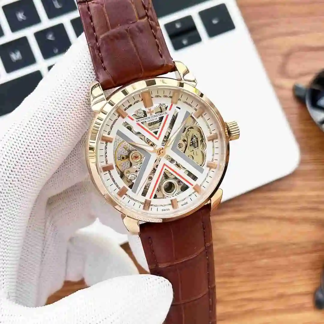 General Watches Vacheron Constantin Jiangshi Danton Watch Men's Watch Paired with Original Fully Automatic Mechanical Movement, Top Grade 316 Precision Steel Case with Mineral Super Strong Mirror Diameter 40mm KK04950 1 view 8
