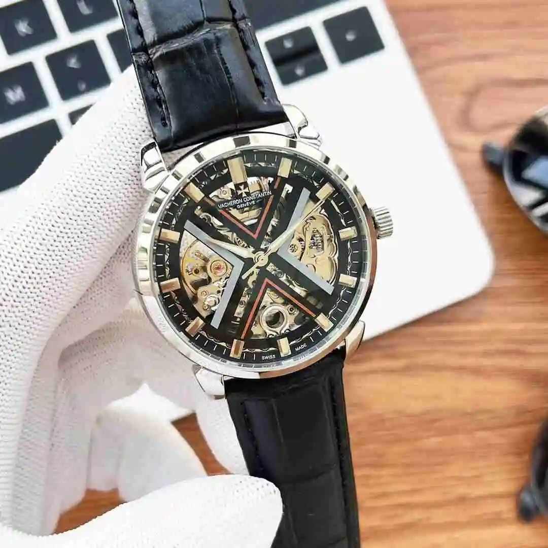 General Watches Vacheron Constantin Jiangshi Danton Watch Men's Watch Paired with Original Fully Automatic Mechanical Movement, Top Grade 316 Precision Steel Case with Mineral Super Strong Mirror Diameter 40mm KK04950 1 view 9