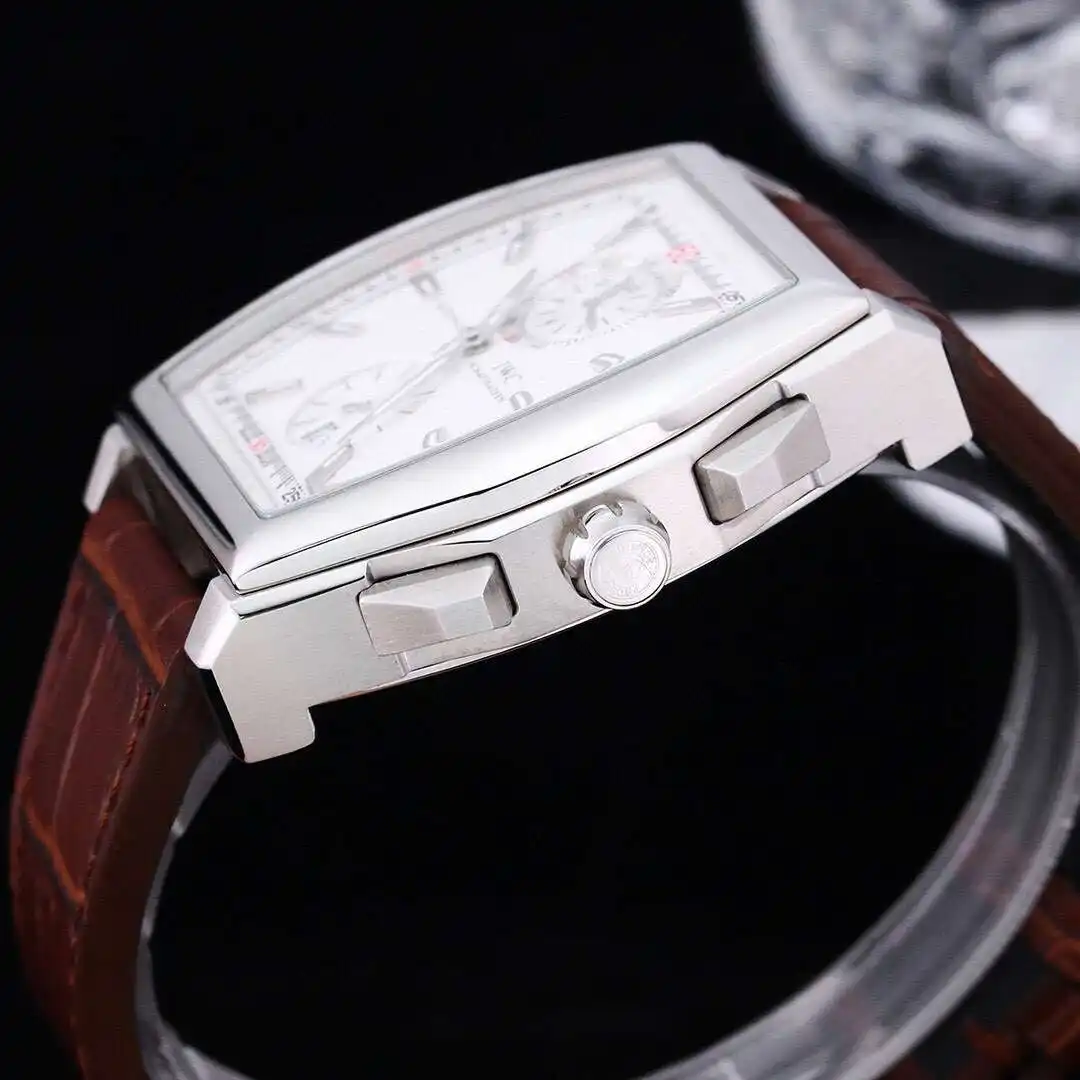 General Watches IWC men's watch with original fully automatic mechanical movement, top 316 stainless steel case and strap, mineral super mirror, diameter 43mm KK08500 1 view 5
