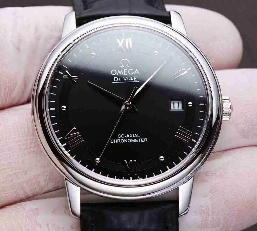 General Watches Omega Watch Couple Watch Paired with Original Fully Automatic Mechanical Movement Top Grade 316 Precision Steel Case Case with Mineral Super Strong Mirror Diameter Male 40mm Female 33mm KK05400 view 7