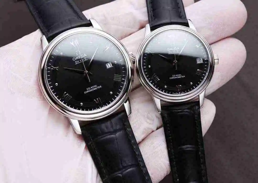 General Watches Omega Watch Couple Watch Paired with Original Fully Automatic Mechanical Movement Top Grade 316 Precision Steel Case Case with Mineral Super Strong Mirror Diameter Male 40mm Female 33mm KK05400 view 8