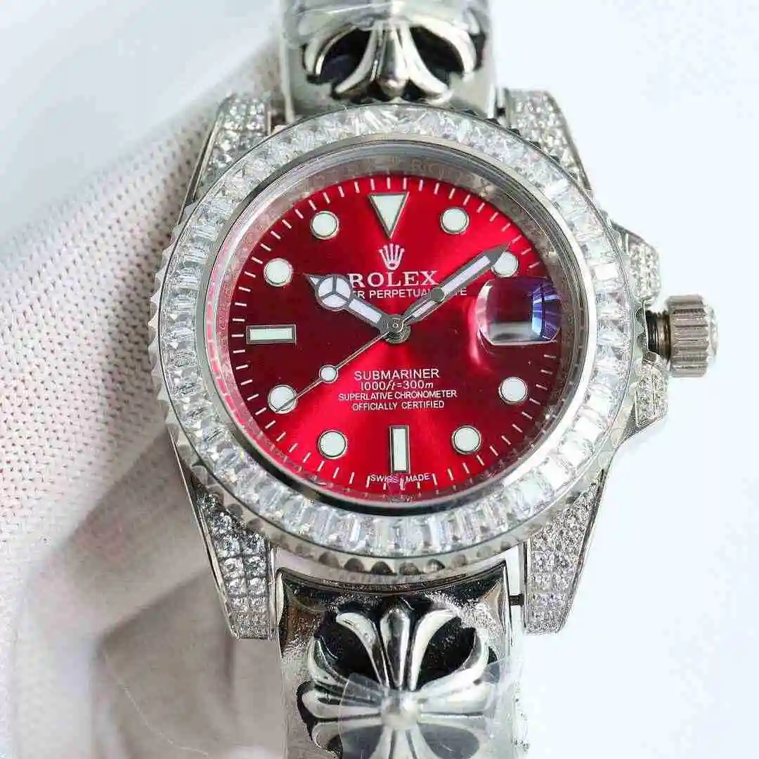 General Watches Rolex Watch Men's Watch Paired with Original Fully Automatic Mechanical Movement Top Grade 316 Precision Steel Case with Mineral Super Strong Mirror Diameter 43mm kk view 6