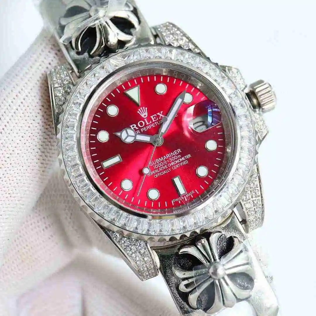 General Watches Rolex Watch Men's Watch Paired with Original Fully Automatic Mechanical Movement Top Grade 316 Precision Steel Case with Mineral Super Strong Mirror Diameter 43mm kk view 8