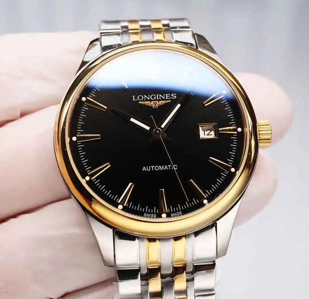 General Watches Longines Watch Men's Watch Paired with Original Fully Automatic Mechanical Movement Top Grade 316 Precision Steel Case with Mineral Super Strong Mirror Diameter 42mm KK05850 1 view 9