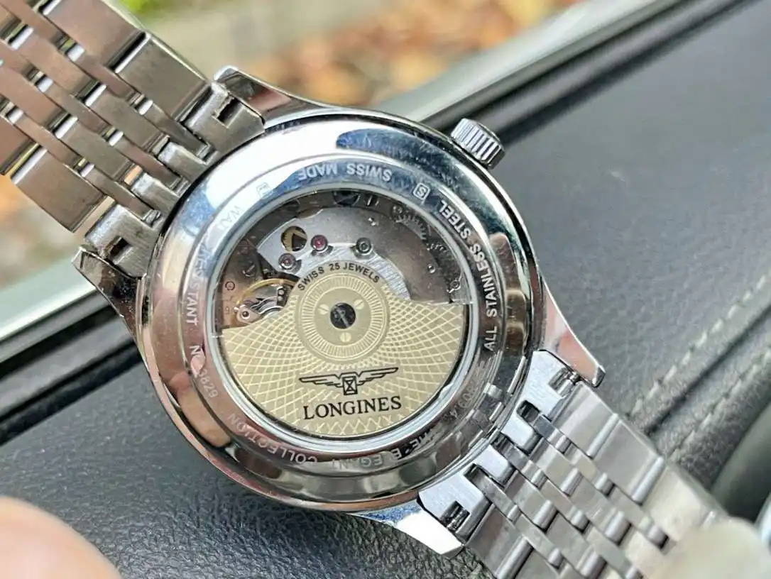 General Watches Watch Men's watch with original fully automatic mechanical movement, top-grade 316 stainless steel case and strap, mineral super mirror, diameter 42cm KK04250 3 view 3