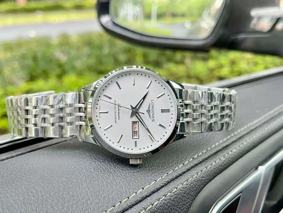 General Watches Watch Men's watch with original fully automatic mechanical movement, top-grade 316 stainless steel case and strap, mineral super mirror, diameter 42cm KK04250 3 view 5