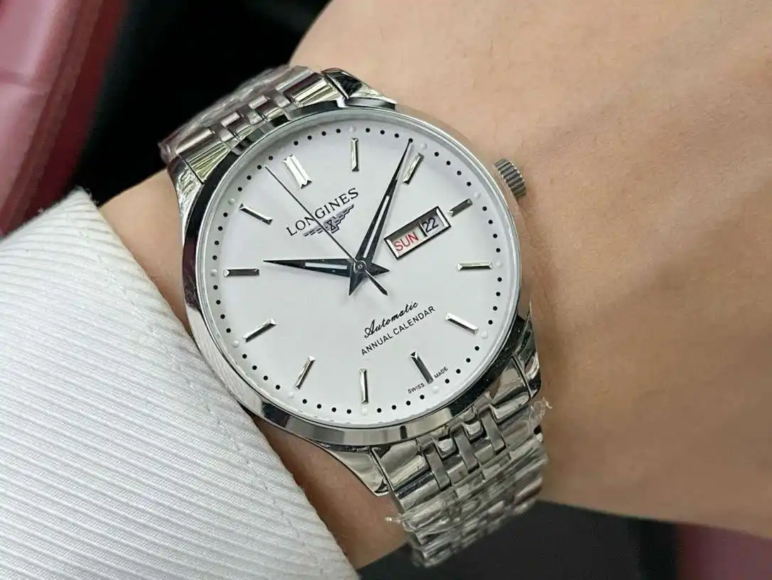 General Watches Watch Men's watch with original fully automatic mechanical movement, top-grade 316 stainless steel case and strap, mineral super mirror, diameter 42cm KK04250 3 view 7