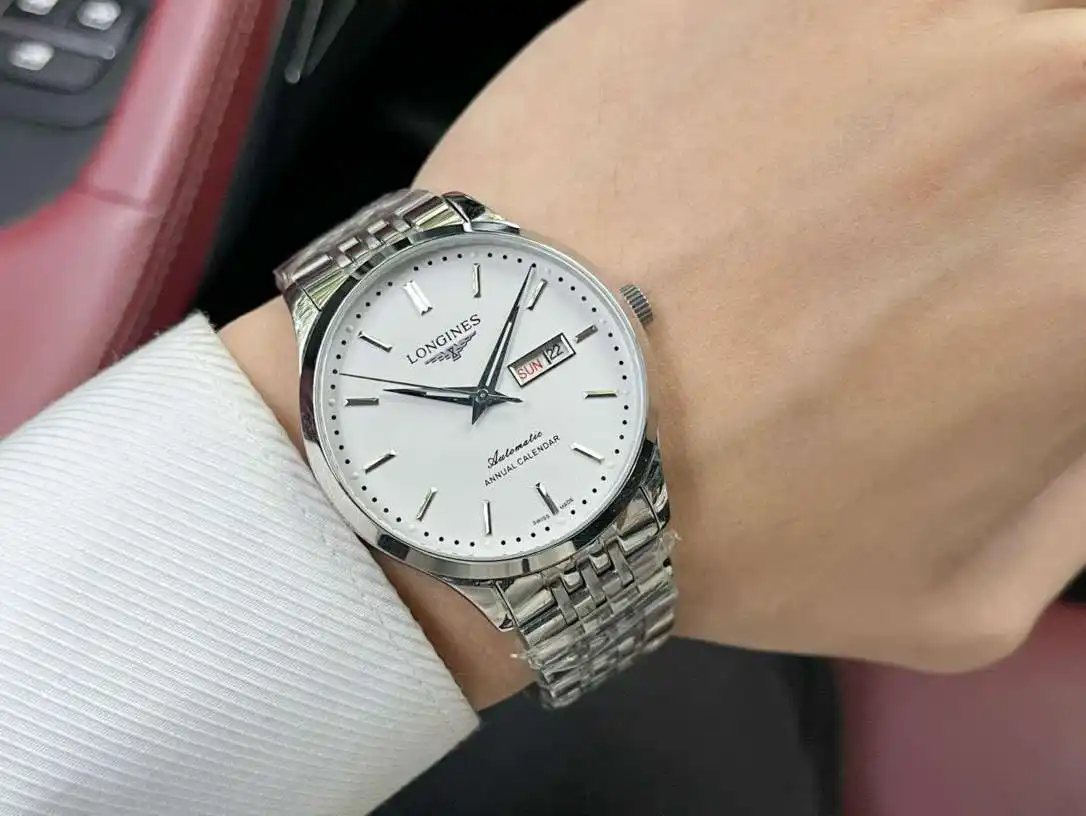 General Watches Watch Men's watch with original fully automatic mechanical movement, top-grade 316 stainless steel case and strap, mineral super mirror, diameter 42cm KK04250 3 view 8