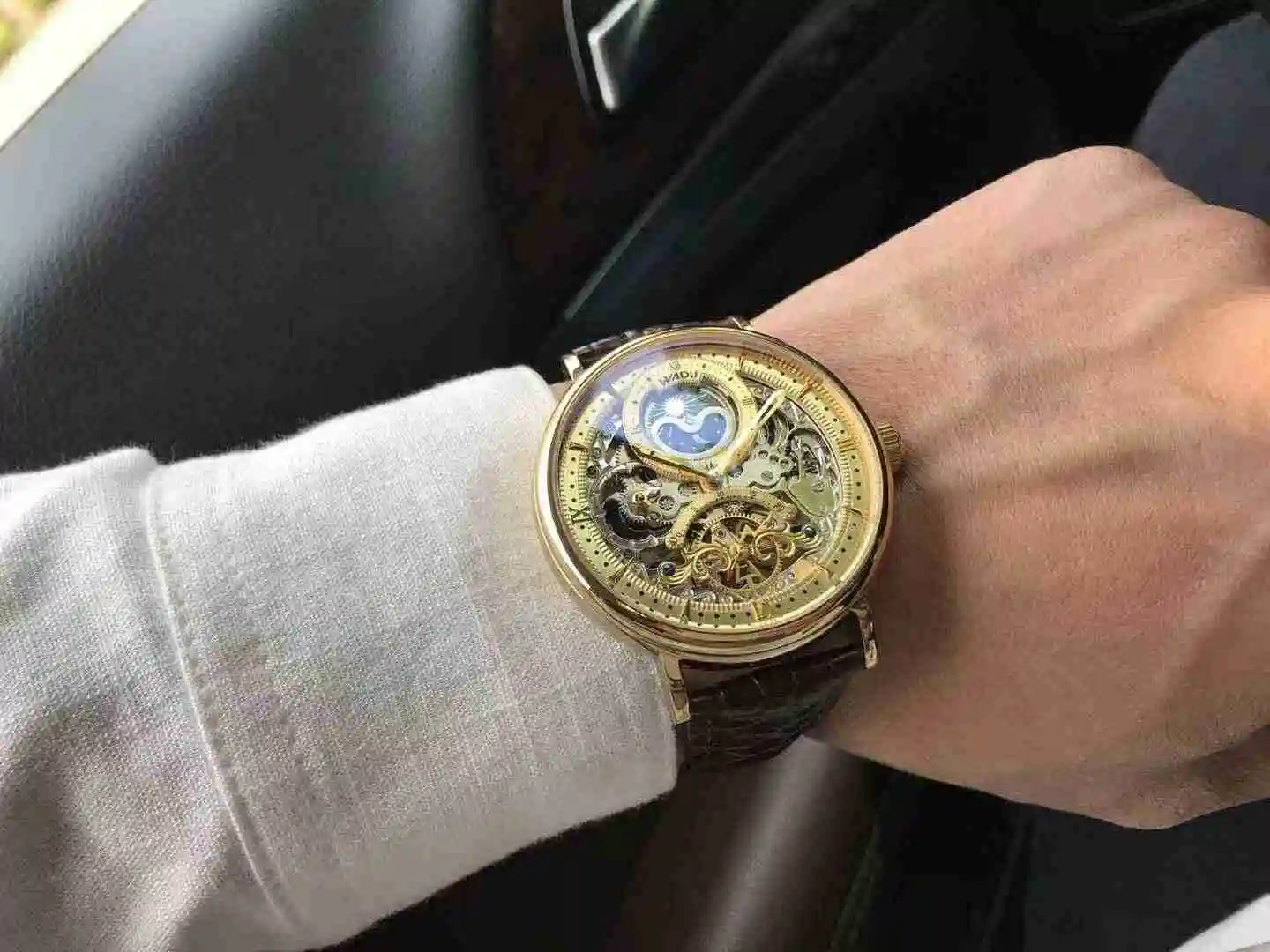 General Watches WADU White 370 Gold 390 Watch view 5