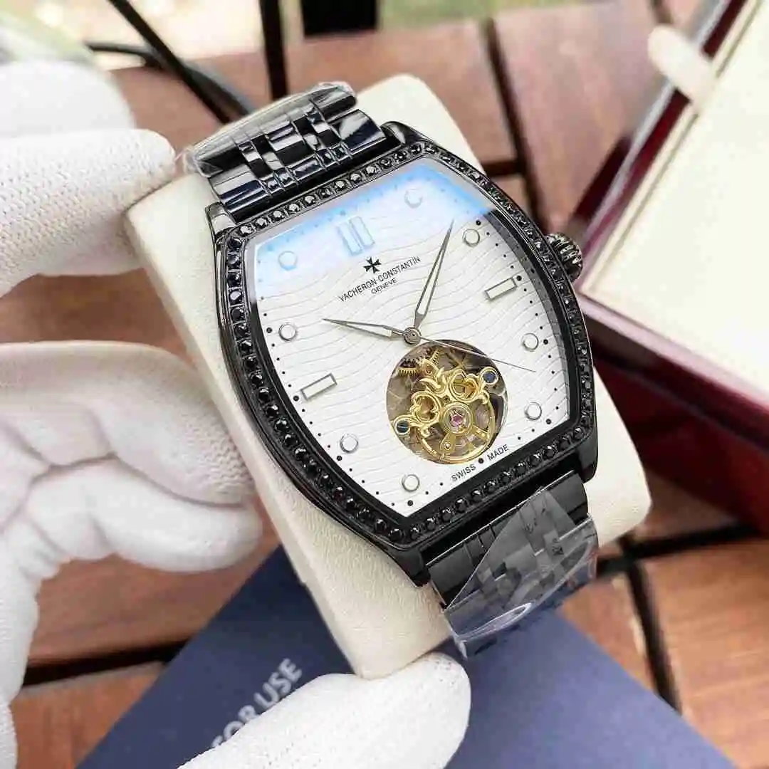 General Watches Vacheron Constantin Jiangshi Danton Watch Men's Watch Paired with Original Fully Automatic Mechanical Movement, Top Grade 316 Precision Steel Case with Mineral Super Strong Mirror Diameter 42mm KK05850 view 8