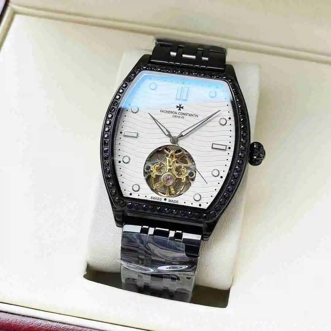 General Watches Vacheron Constantin Jiangshi Danton Watch Men's Watch Paired with Original Fully Automatic Mechanical Movement, Top Grade 316 Precision Steel Case with Mineral Super Strong Mirror Diameter 42mm KK05850 view 9