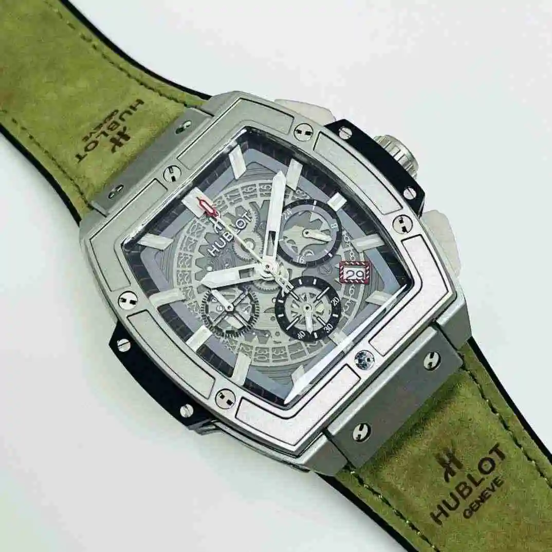 General Watches HUBLOT UBO Watch Men's Watch Paired with Original Fully Automatic Mechanical Movement Top Grade 316 Precision Steel Case with Mineral Super Strong Mirror Diameter 42mm KK04050 view 9