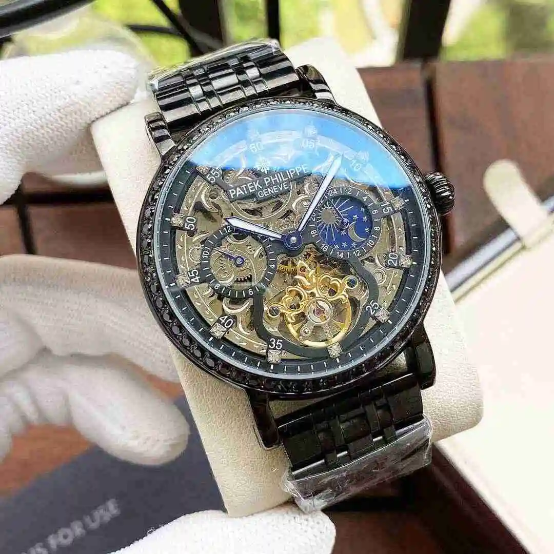 General Watches Patek Philippe Watch Men's Watch Paired with Original Fully Automatic Mechanical Movement Top Grade 316 Precision Steel Case Case with Mineral Super Strong Mirror Diameter 42mm KK05250 1 view 4